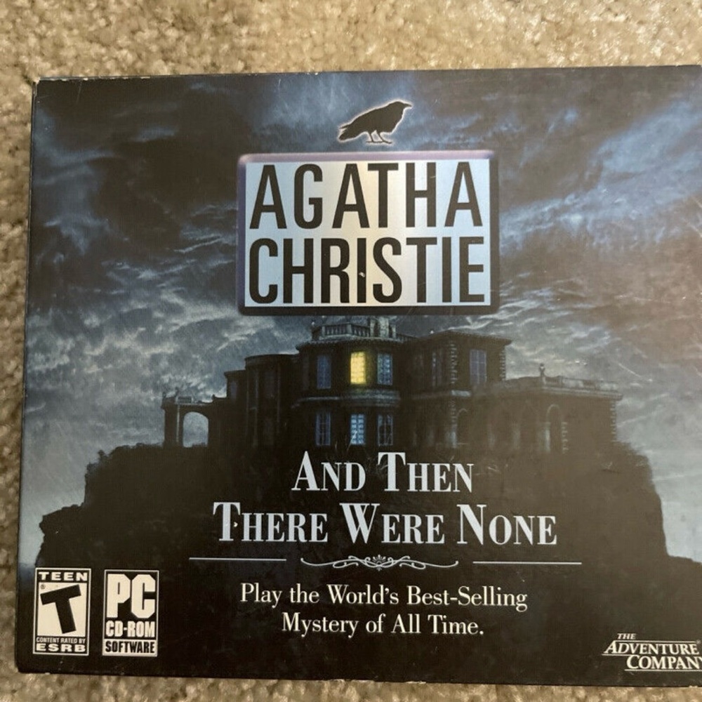 Agatha Christie And Then There Were None PC Game CD-ROM: 2 CDs
